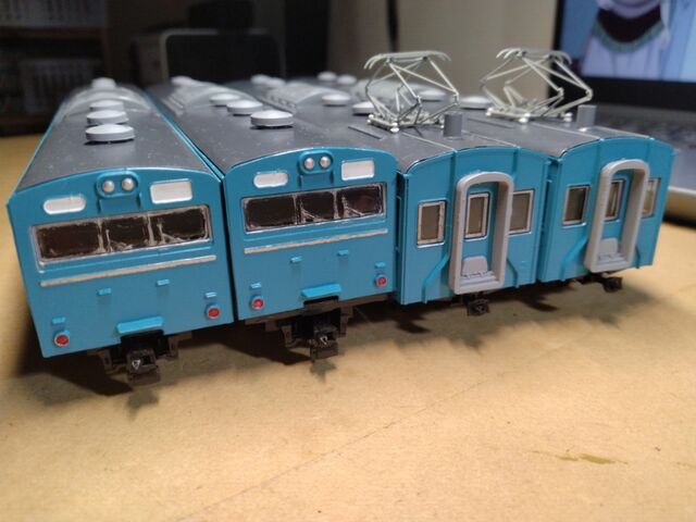 クローゼットの中の鉄道模型 - マイクロエース HO 103系 プラモデル