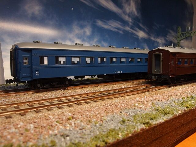 クローゼットの中の鉄道模型 - KATO HO スハフ42 改装後 ブルー