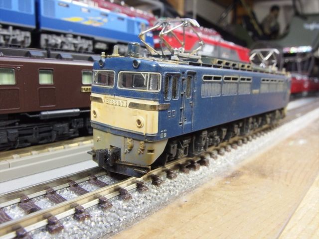 中古 KATO EF65 一般色 ウェザリングの追加 : クローゼットの中