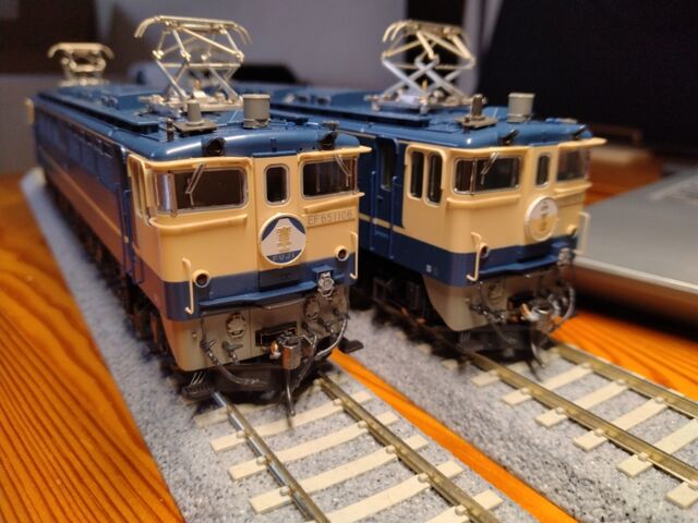 EF58とEF18 : クローゼットの中の鉄道模型