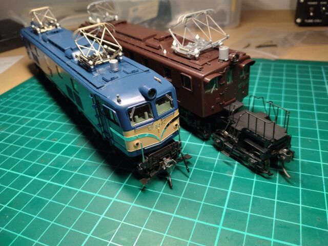 トラムウェイ HO EF18 旧型電気機関車 : クローゼットの中の鉄道模型 トラムウェイ HO EF18 旧型電気機関車 : クローゼットの中の鉄道模型