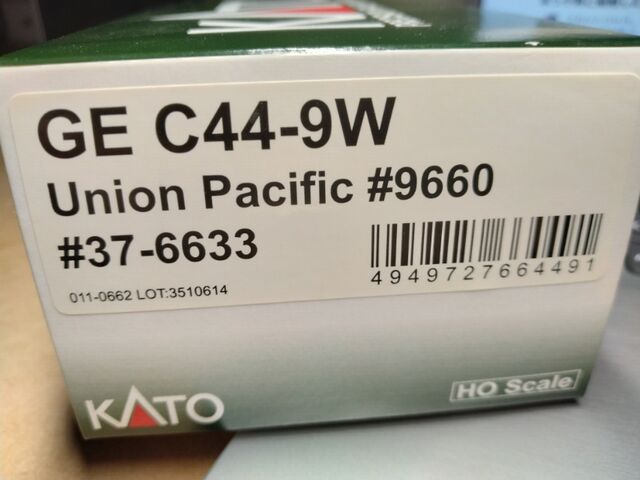 KATO HO GE C44-9W Union Pacific #9660 ユニオン パシフィック