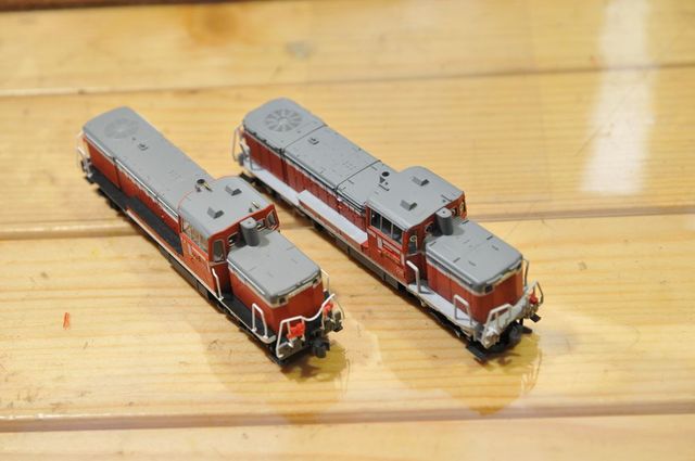 鉄道模型 ディーゼル機関車 TOMIX DE10 ウェザリング準備 清掃編