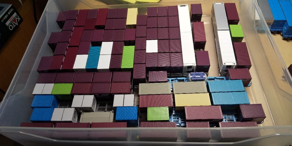 KATO Nゲージ ONE 40ft 海上コンテナ : クローゼットの中の鉄道模型