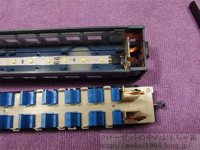 KATO HO スハフ42 入線 テープLED自作室内灯取付方法解説