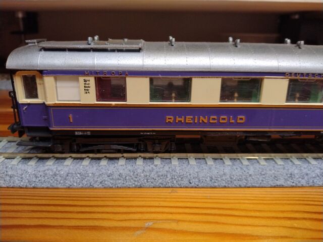 LILIPUT RHEINCOLD 5両セット HOゲージ : クローゼットの中の鉄道模型