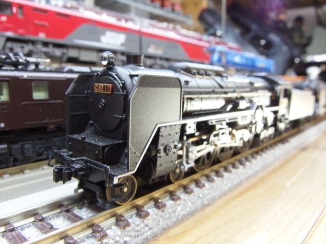 Nゲージ鉄道模型 KATO C62 PWM方式常点灯対応と逆起電流対策