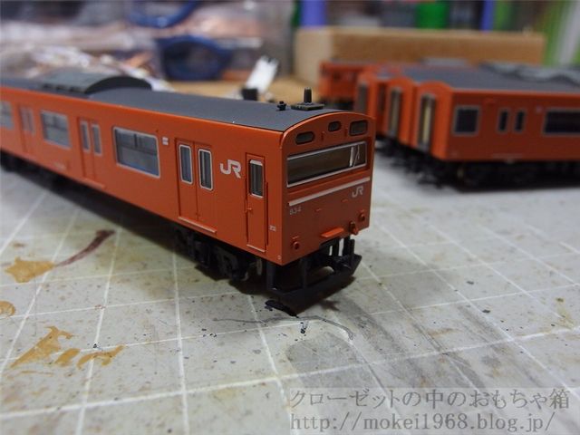 鉄道模型 自作テープLED室内灯取付 マイクロエース 103系大阪環状線