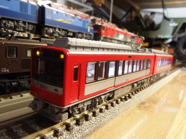 TOMIX 箱根登山鉄道2000形アレグラ号 自作テープLED室内灯取付