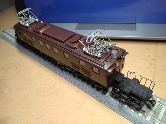 トラムウェイ HO EF18 旧型電気機関車 : クローゼットの中の鉄道模型 トラムウェイ HO EF18 旧型電気機関車 : クローゼットの中の鉄道模型