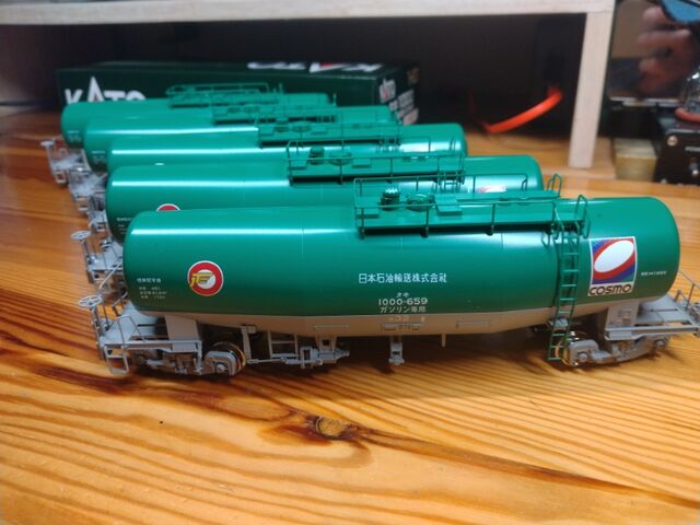 KATO HO タキ1000 日本石油輸送色 COSMO : クローゼットの中の鉄道模型