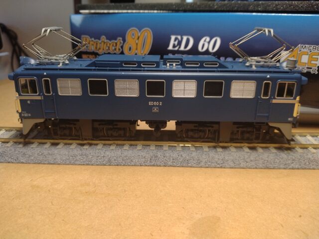 マイクロエース HO ED60-2・青色ワイパー交換車 大糸線 マイクロエース HO ED60-2・青色ワイパー交換車 大糸線