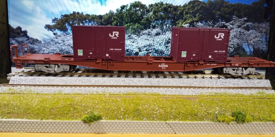 HOゲージ用 初のコンテナ TOMIX JR 19Gコンテナ 新塗装 : クローゼット