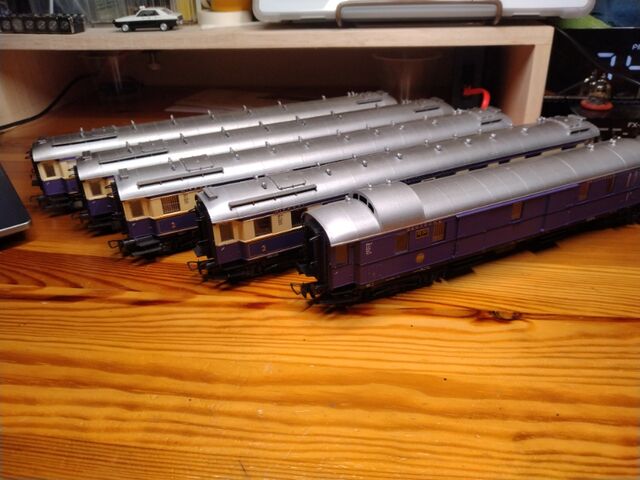LILIPUT RHEINCOLD 5両セット HOゲージ : クローゼットの中の鉄道模型