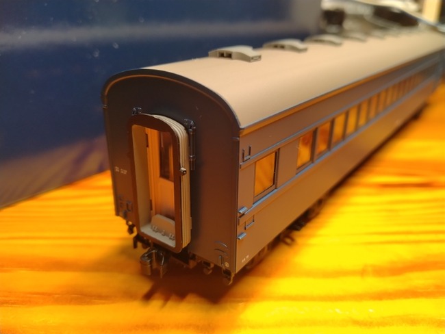 天賞堂 スハフ43形 青15号(近代簡易改造車) : クローゼットの中の鉄道模型