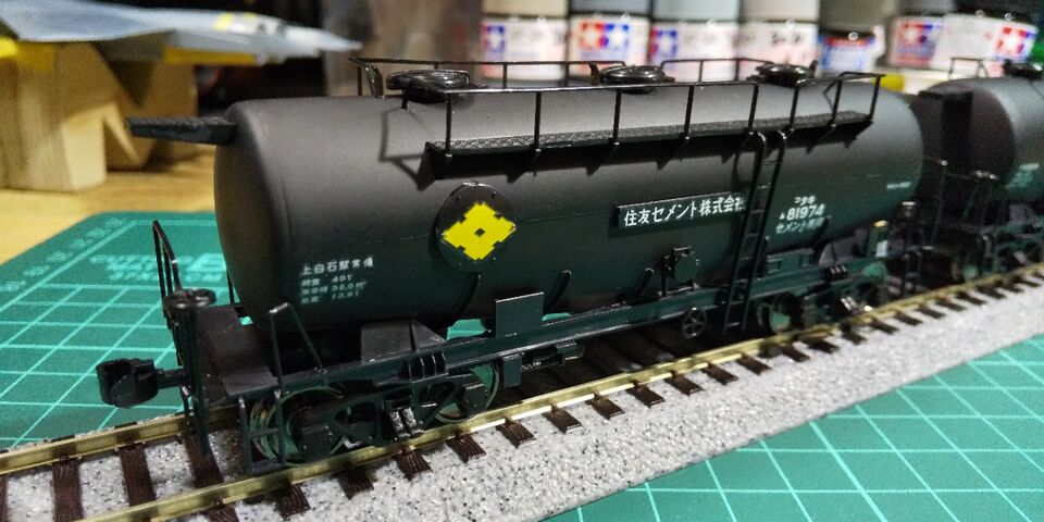 TOMIX HO組立キット 私有貨車タキ1900形 HO-737 組付け