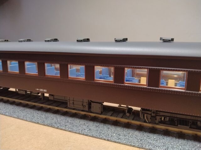 KATO HO オハ35 茶 : クローゼットの中の鉄道模型 KATO HO オハ35 茶 : クローゼットの中の鉄道模型