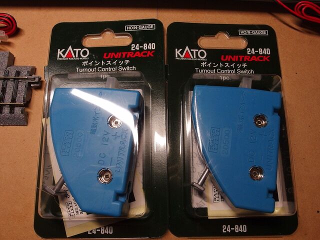 HOゲージ KATO 線路関係入手 : クローゼットの中の鉄道模型