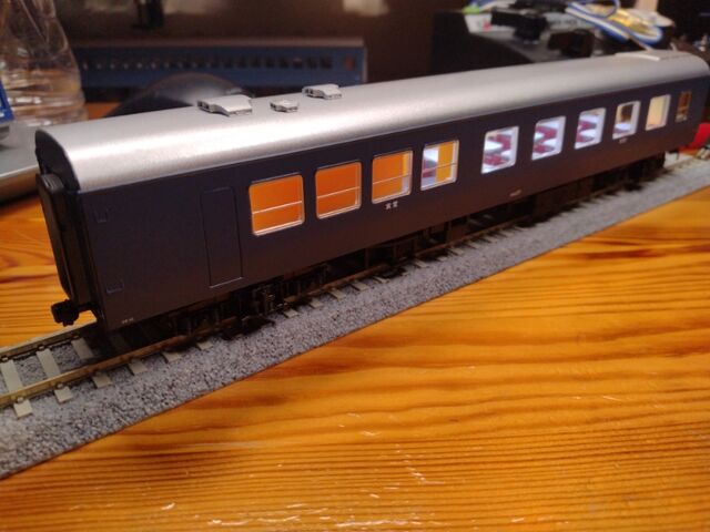 天賞堂 オシ17形 3次形 青15号 : クローゼットの中の鉄道模型