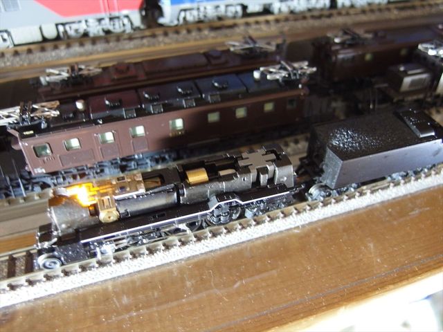 Nゲージ鉄道模型 KATO C62 PWM方式常点灯対応と逆起電流対策