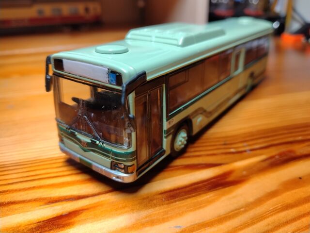 1/80 京都市市バス : クローゼットの中の鉄道模型