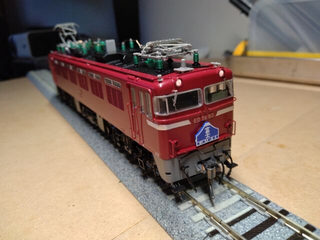 TOMIX HO ED76 0 後期型 : クローゼットの中の鉄道模型 TOMIX HO ED76 0 後期型 : クローゼットの中の鉄道模型