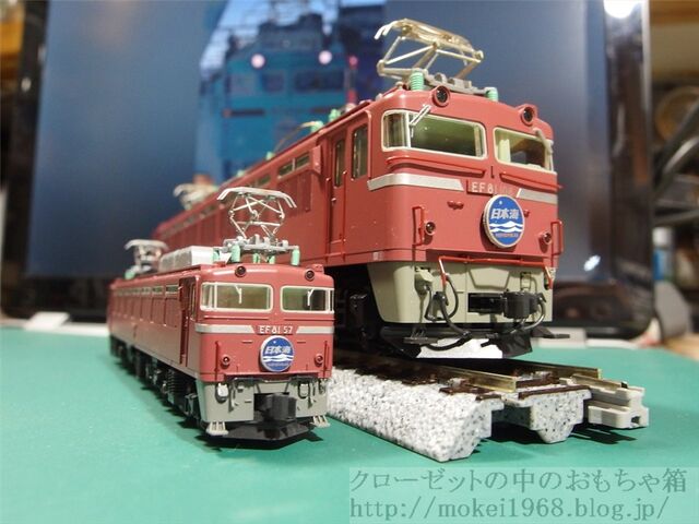 KATO HO EF81と N EF81 : クローゼットの中の鉄道模型