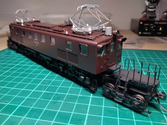 トラムウェイ HO EF18 旧型電気機関車 : クローゼットの中の鉄道模型 トラムウェイ HO EF18 旧型電気機関車 : クローゼットの中の鉄道模型