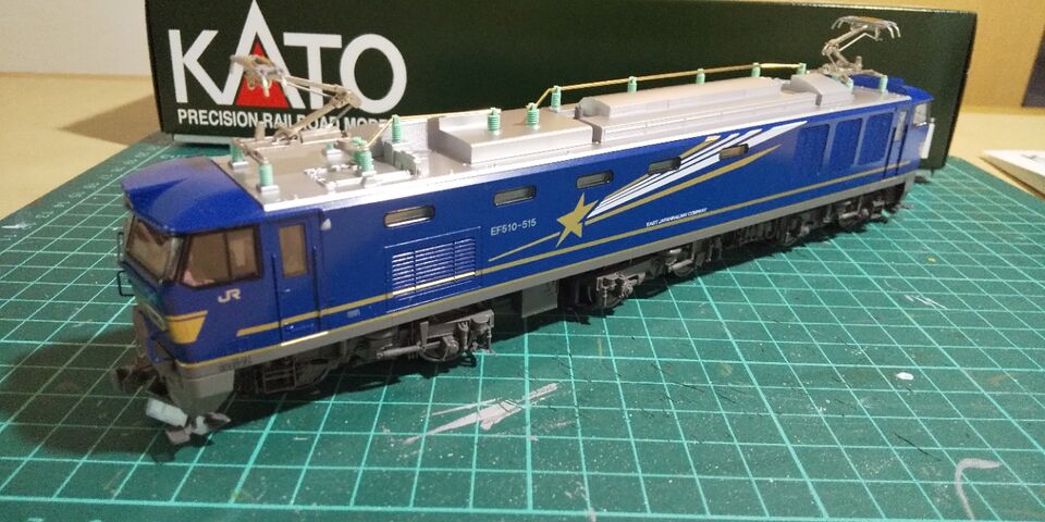 KATO HO EF510 500番台 北斗星色 : クローゼットの中の鉄道模型 KATO HO EF510 500番台 北斗星色 : クローゼットの中の鉄道模型