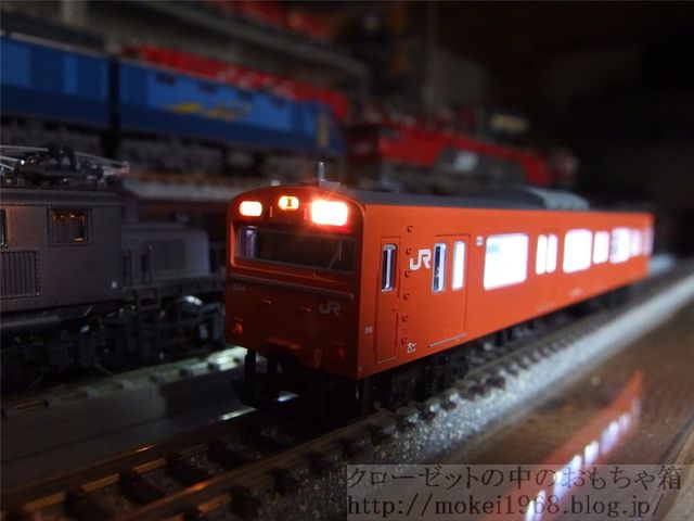 鉄道模型 自作テープLED室内灯取付 マイクロエース 103系大阪環状線