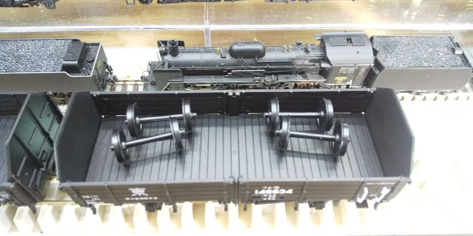 鉄道模型 HOゲージ 蒸機無蓋貨物列車 セット (金属製) 鉄道模型 HOゲージ 蒸機無蓋貨物列車 セット (金属製) (Yahoo