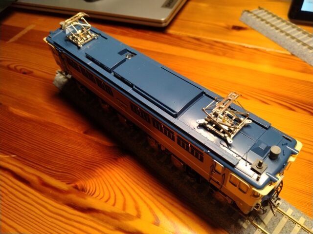 KATO HOゲージ EF65-1000 24系25形 7両セット クローゼットの中の鉄道模型 - KATO HO EF65 1000 前期型