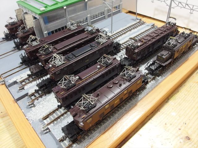 満点の MicroAce製 クローゼットの中の鉄道模型 : 集合 旧型電気機関車 鉄道模型