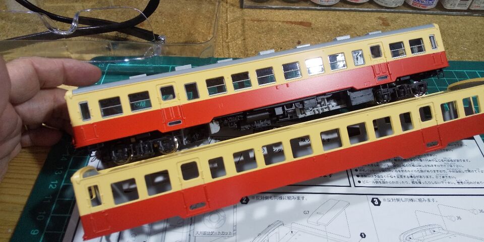 PLUM プラモ HOゲージ 小湊鐵道 キハ200 中期型 作成 : クローゼットの