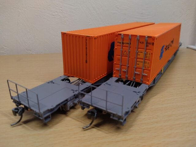モデルアイコン 1/80 海上コンテナ Hapag-Lloyd 40ft : クローゼットの