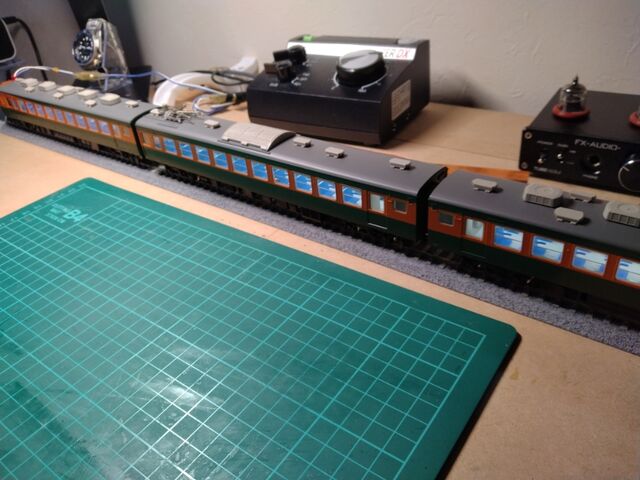 KATO HO 165系 急行形電車 3両増結セット : クローゼットの中の
