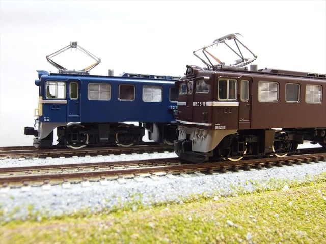 クローゼットの中の鉄道模型 : TOMIX ED61 茶 入線