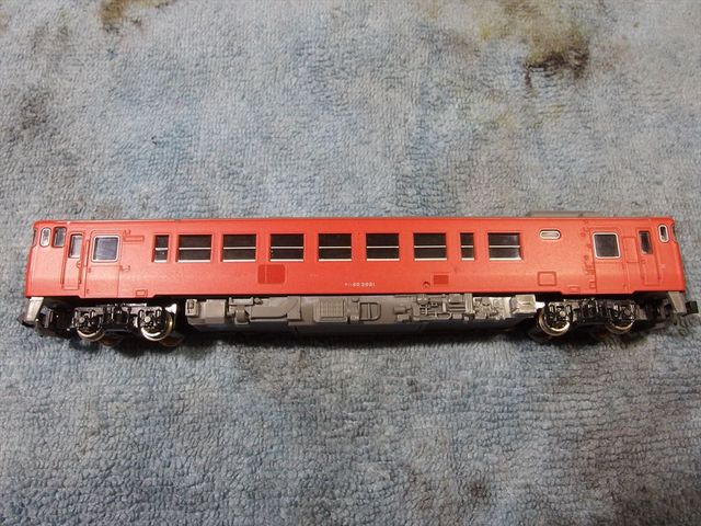 中古Nゲージ鉄道模型を再生する KATO製動力車 キハ40 分解する