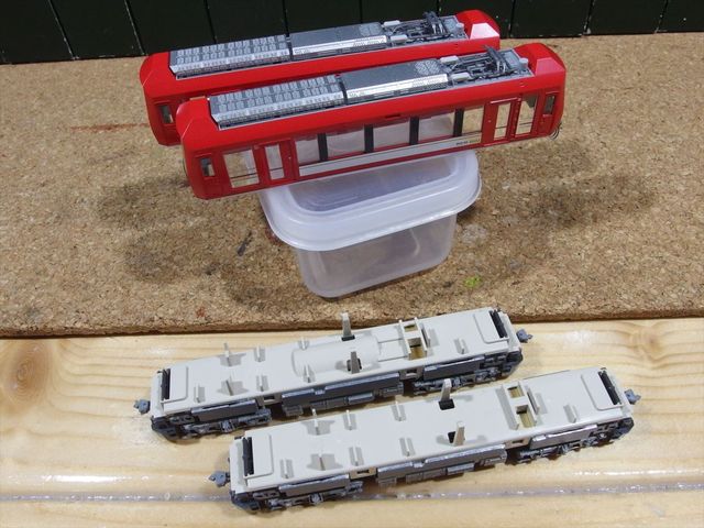 TOMIX 箱根登山鉄道3000形アレグラ号 入線準備 後編 自作室内灯