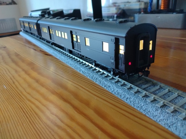 KATO HO マニ60 350 ・マニ61 350 荷物車 自作室内灯取付