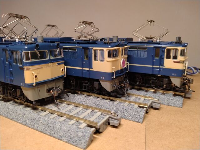 KATO HO EF65 0番台 500番台特急色 1000番台後期型