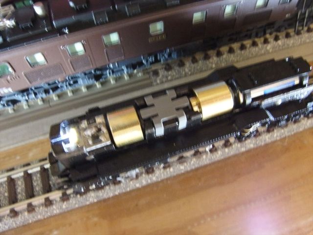 Nゲージ鉄道模型 KATO D51 489 PWM方式常点灯対応の為 コンデンサ除去