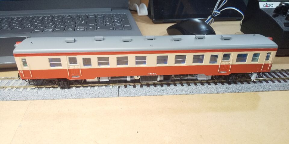 天賞堂 1/80 キハ52 入線整備 : クローゼットの中の鉄道模型