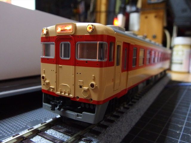 KATO HO キハ58 自作テープLED室内灯取付け&ヘッドライトLED交換