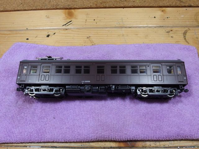 KATO HO クモハ12 052鶴見線 ライト常点灯化と自作室内灯取付け KATO HO クモハ12 052鶴見線 ライト常点灯化と自作室内灯取付け