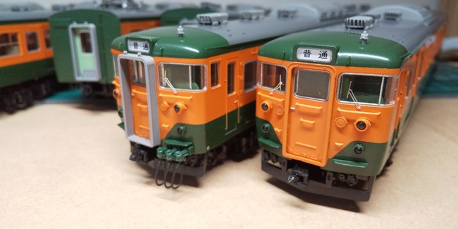 TOMIX HO 113系2000 近郊電車 入線整備 : クローゼットの中の鉄道模型