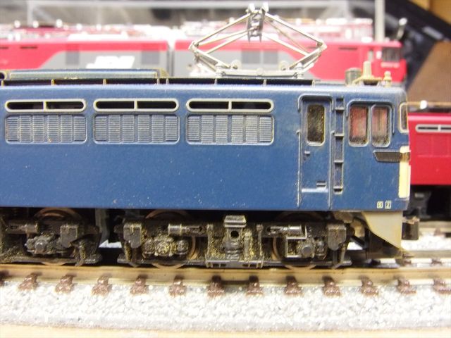 中古 KATO EF65 一般色 ウェザリングの追加 : クローゼットの中の鉄道模型