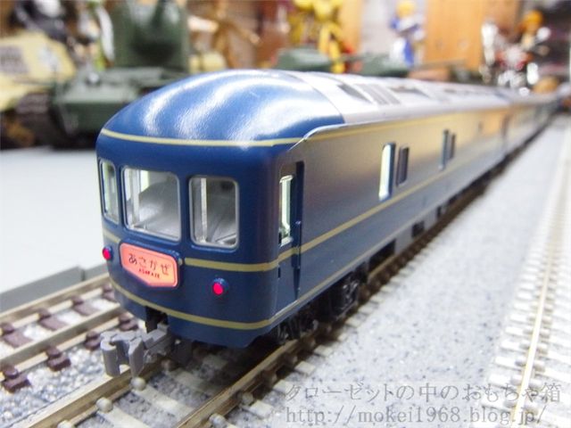 KATO 20系客車 あさかぜ テープLED自作室内灯取付け