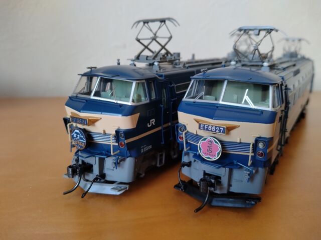 たまには雑談的な 個人的な機関車談 EF66 : クローゼットの中の鉄道模型