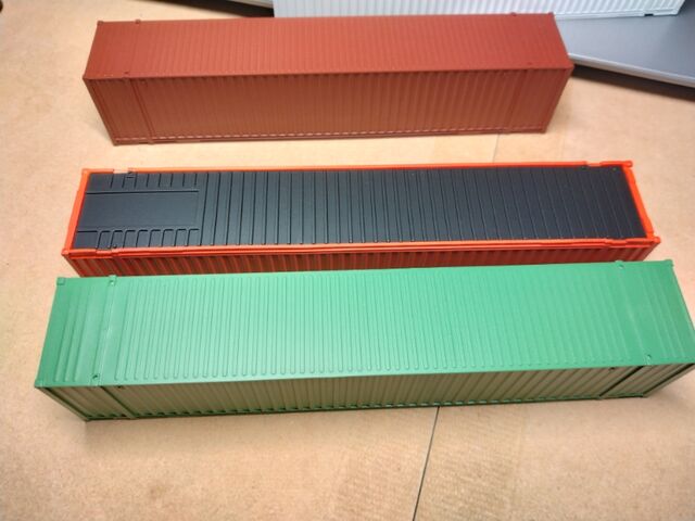 HOゲージ 1/87サイズ 48ftコンテナを買ってみた : クローゼットの中の